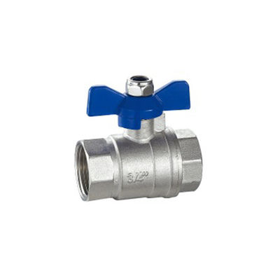 MB 공장 공발 밸브 여성 금속 커넥터 NPT BSP 가닥 구리 구리, 처녀 Ptfe 좌석.
